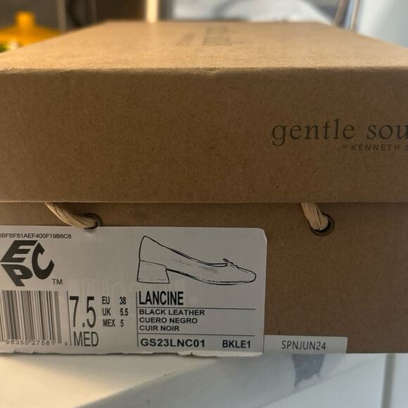 GENTLE SOULS - LANCINE LEATHER BOW HEEL - Women’s size 7.5 - Picture 8 of 8